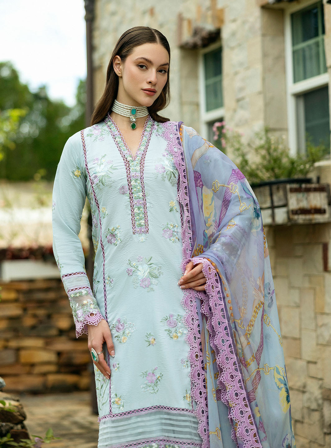 Embroidered Lawn