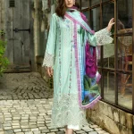 Aurinda-2A Luxury Embroidered Lawn by SALINAAZ