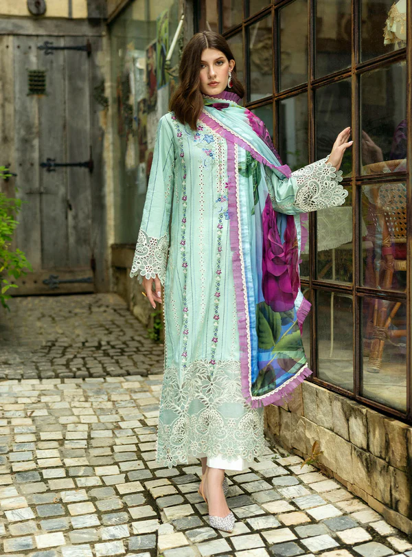 Aurinda-2A Luxury Embroidered Lawn by SALINAAZ