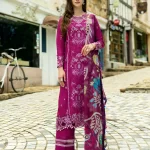 Claudia-6A Luxury Embroidered Lawn by Salinaaz