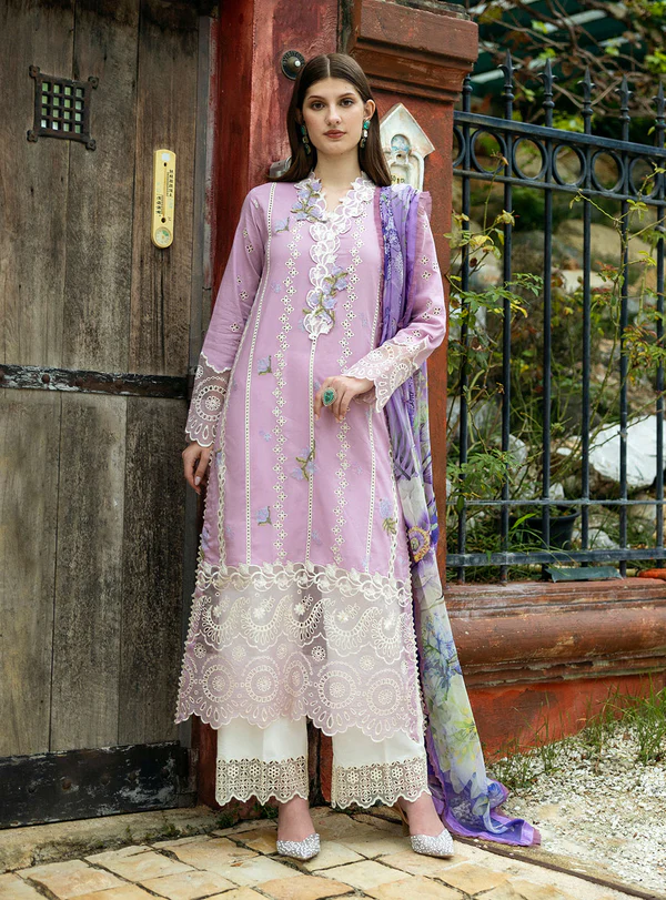 Ines-7A Luxury Embroidered Lawn by Salinaaz